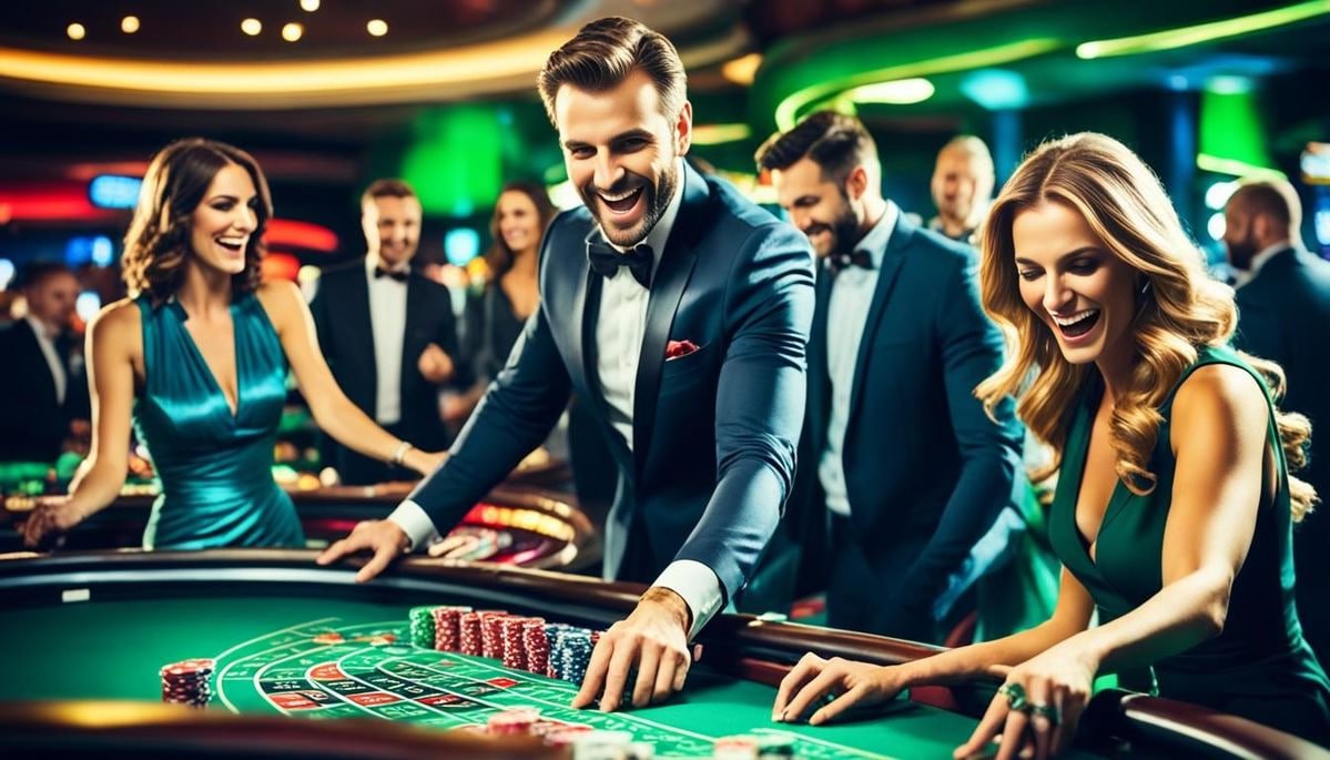 Berbagai meja live casino dengan batas taruhan berbeda